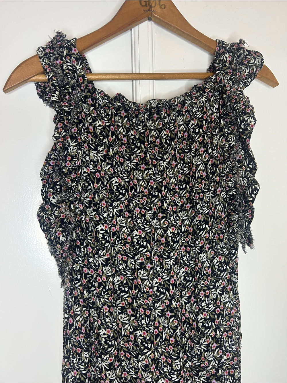 Natural Life Black Floral Boho Maxi Dress - Tall Girl Friendly - Picture 11 of 12